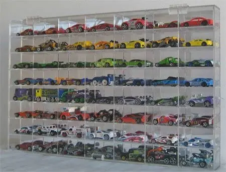 matchbox car display rack