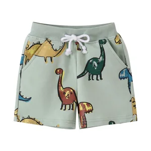 OEM Customizable Service Elastic Waist Toddler Shorts Boys in Summer 100% Cotton Casual Printed Shorts