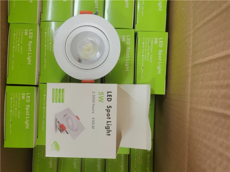 Adjustable Indoor Mini Recessed Focus Spotlight Ceiling Spot Down Light Led Downlight