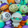 Halloween squishy toy-slow rebound-mesh bagged