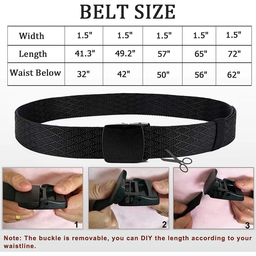 Waterproof Multifunctional Wear-resistant Nylon Belt Adjustable Training Outdoor Web Belt Tactical Webbing Belt