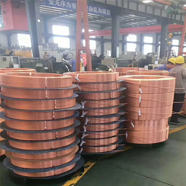 latest company news about NXF Air Conditioner Pancake Copper Tube Customizable OD 3.6mm-28.58mm Thickness 0.28mm-1.2mm Alloy Copper Plain Tube Coil  2