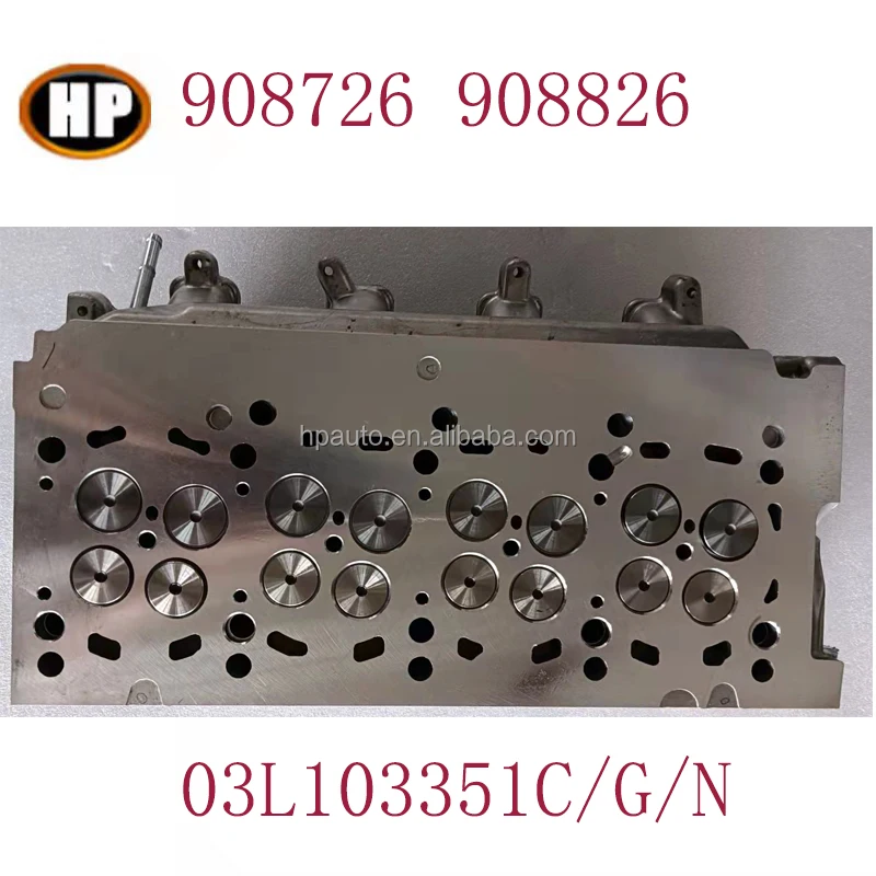 Engine Complete Cylinder Head 908726 03l103351c 03l103351n 03l103351g ...