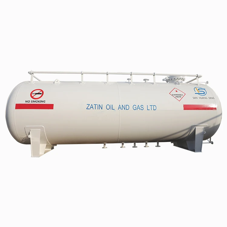 Nigeria 20 Tons Storage tank Manufacturer Price Station Fiber Glass 5000 Liter lpg Tanks for Ghana