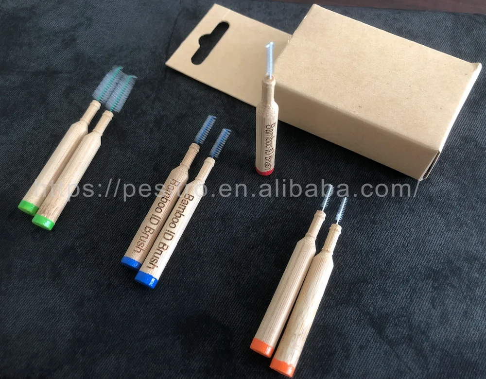 Экологически чистая Органическая натуральная межзубная щетка между зубами