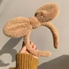 Fiocco in peluche color kaki