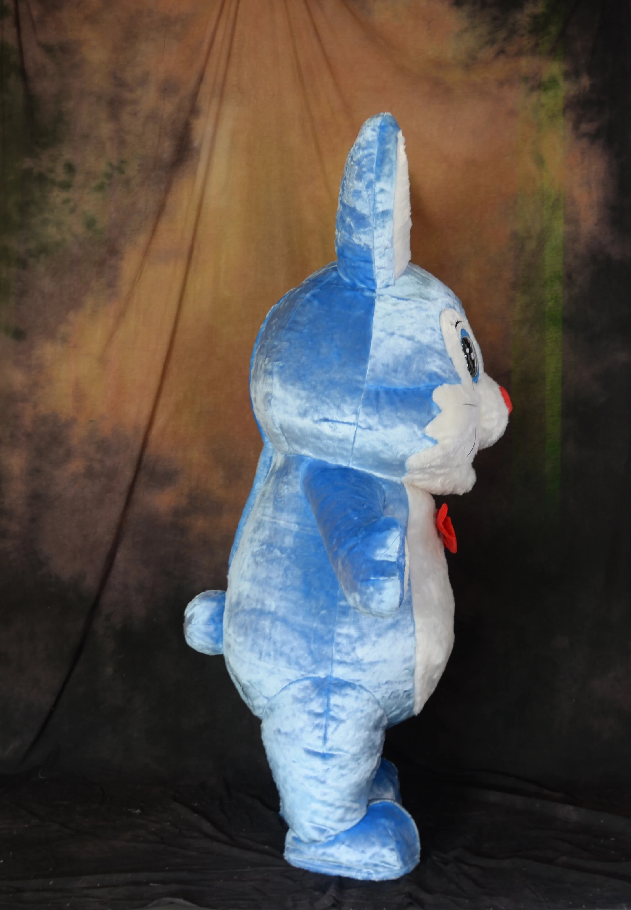 Factory Price Custom Advertising Easter Inflatable Rabbit Suit Inflatable Mascot Walking Bunny Costume for Adult