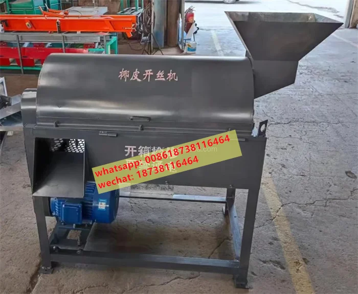 High Quality Coconut Peels Husk Defiber Machine by Deman