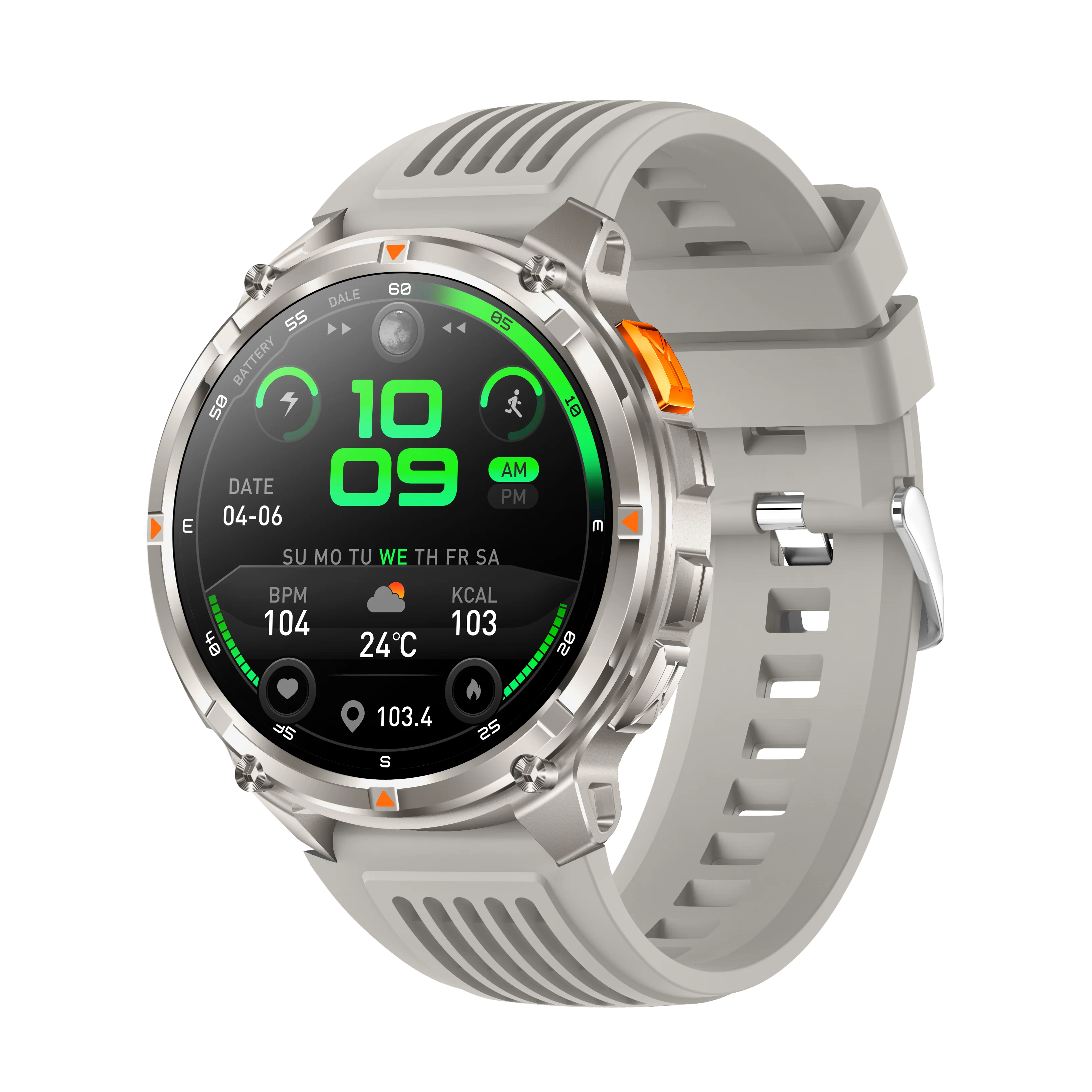 NOCOLLENT HT33 Smart Watch - IP68 Waterproof & Fitness Tracker