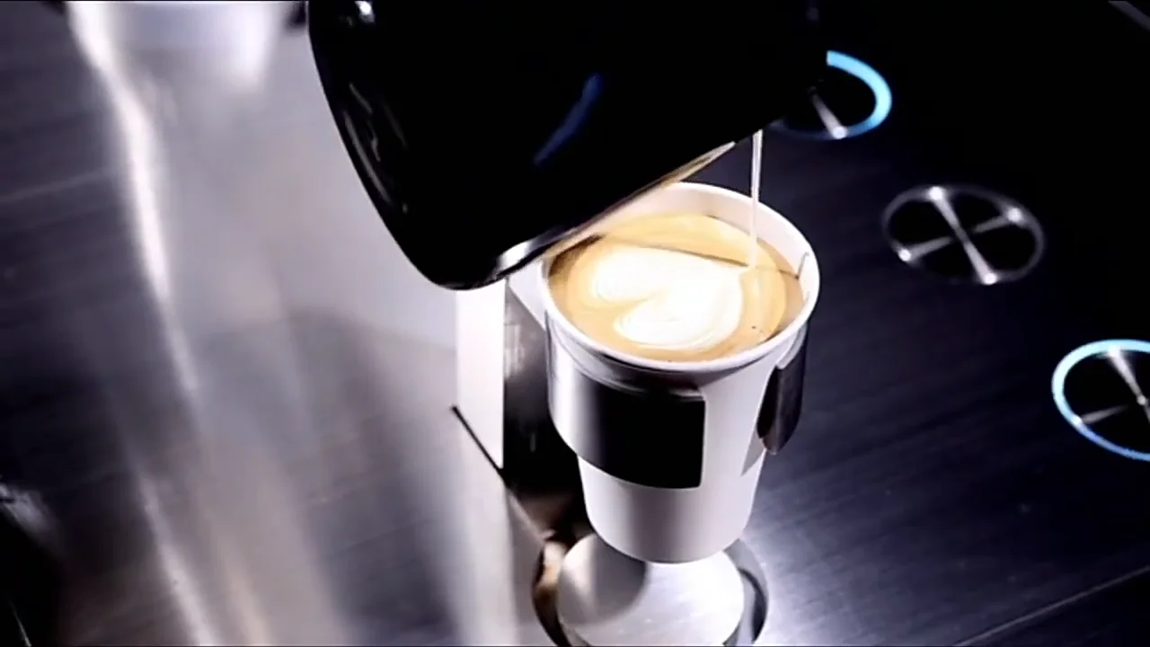 Elite Robots Making Latte Robotic Vending Smart Machine Tea Robot Arm