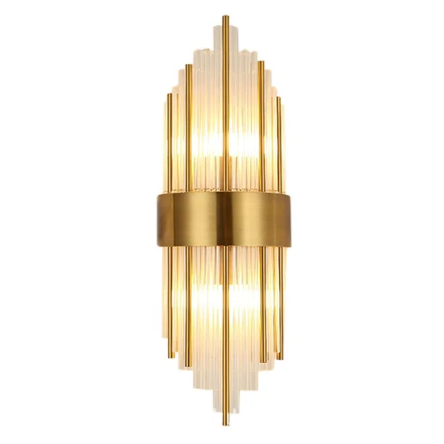 Modern Living Room Luxury Wall Light Creative Crystal Wall Lamp Nordic Bedroom Bedside Lamp Aisle Staircase Wall Lamp