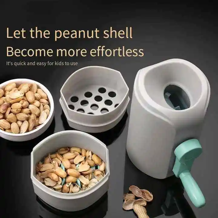 Kitchen Tools Mini Hand Crank Manual Peanut Sheller Chestnut Cutter Sheller Pecan Walnut Melon Seed Opening Tool Pecan Peeler