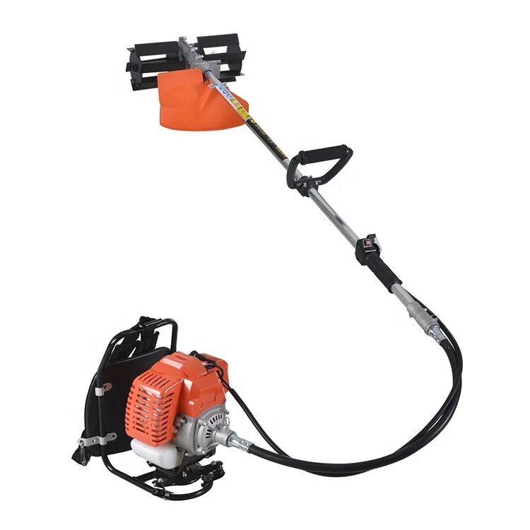 backpack mini power tiller 2 Stroke Backpack Mini Power Tiller Hand Rotary Grass Weeder