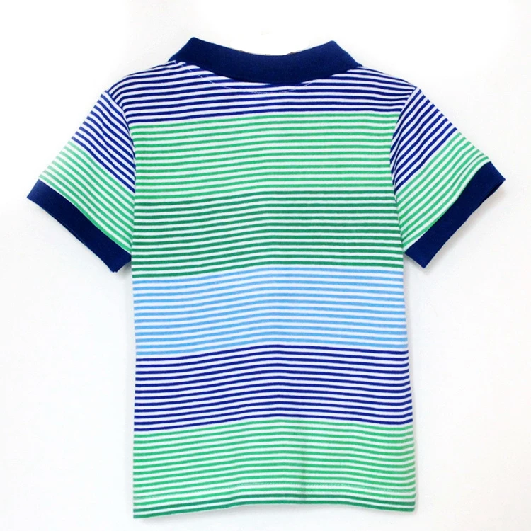 
Высокое качество дешевой унисекс От 1 до 7 лет 100% хлопок OEM впитывает пот футболки-поло в полоску Футболки в продаже 