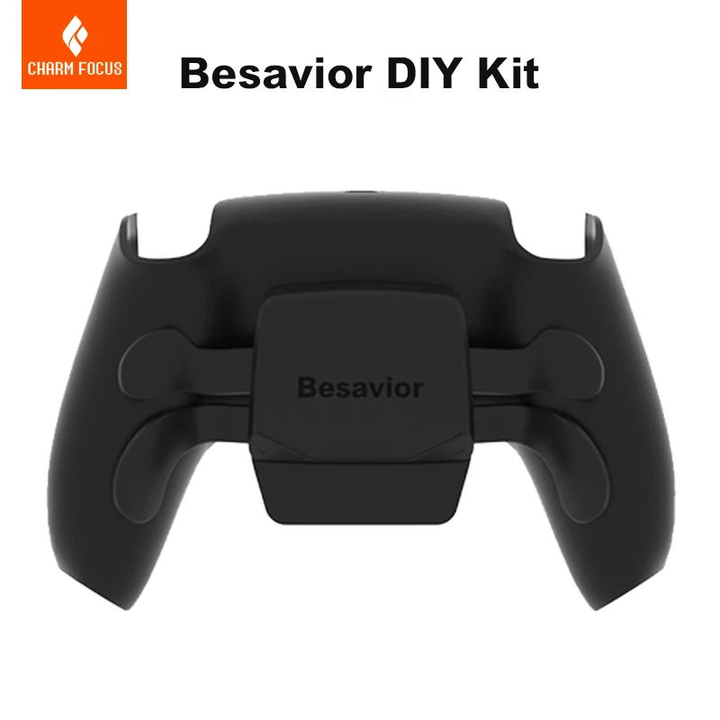 Besavior PS5 Elite Controller with Back Buttons & Thumbsticks for