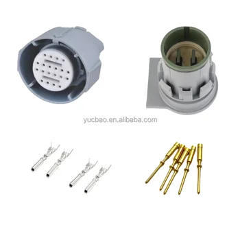 20 Pin Auto Electrical Socket Automotive Cable Harness Waterproof Female Grey Connector 13603422