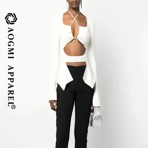 Haute Couture Fashion Ladies Casual Full Sleeve Linen/Cotton Anti-Wrinkle Summer Cardigan Soft Ties Irregular Hem Regular Length