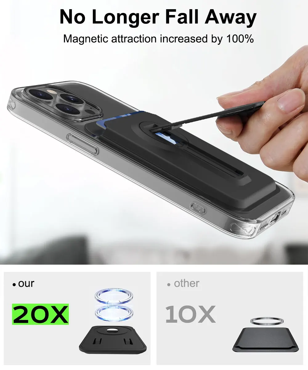 Phone Card Holder For Iphone Magic Ring Wallet Case Apple Magnet 15 Cases 14 Pro Max Magnetic Mini Mobile Wallet08 Laudtec details