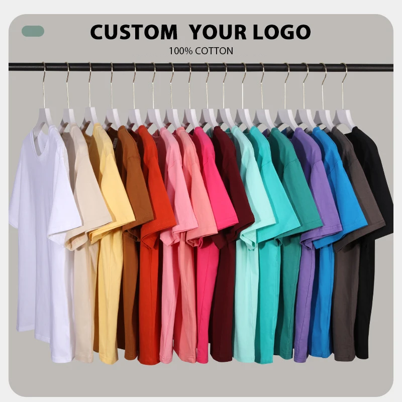 Wholesale Blank T Shirt Custom 100 Cotton Tshirt Screen Print Tshirt