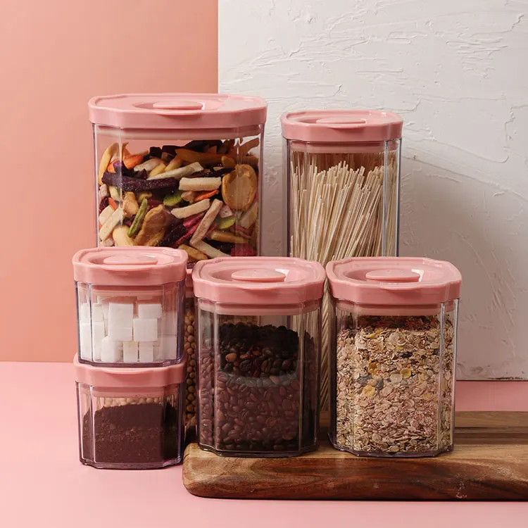 Air Tight Sealed Plastic Bulk Cereal & Dry Food Airtight Food Container