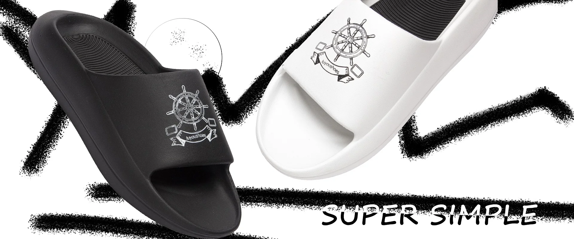 nanyang slippers black