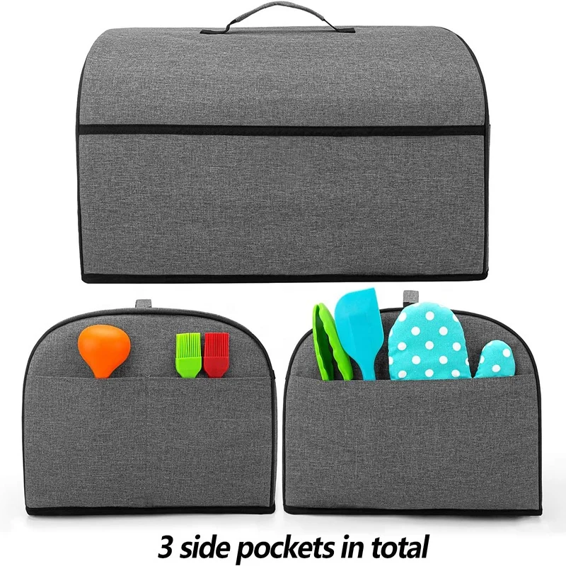 Toaster Oven Cover Compatible with Hamilton Beach 6-Slice Toaster Oven Gray