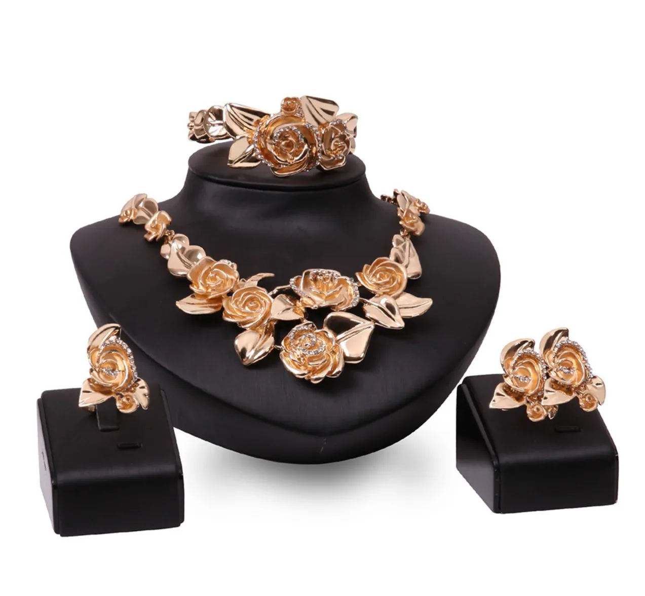 Buy New Design Alloy Gold Jewelry Set F 