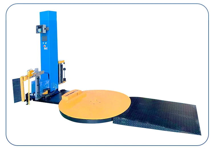 Heavy-duty Semi Automatic Pallet Stretch Wrapping Machine,Stretch Film ...