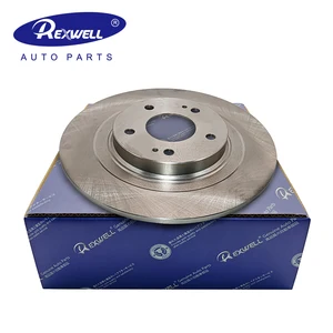 Factory Sale OE 1609901080 4615A125 Coated Gery Iron Rear Brake Disc for Mitsubishi Outlander Peugeot 4008 Citroen C4 Auto Parts