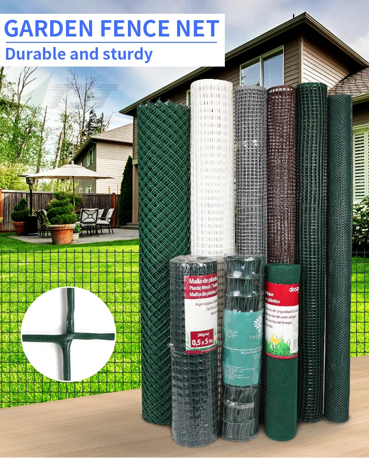 Hdpe Plastic Square Barrier Fence Mesh Netting Garden Fence Trellis ...