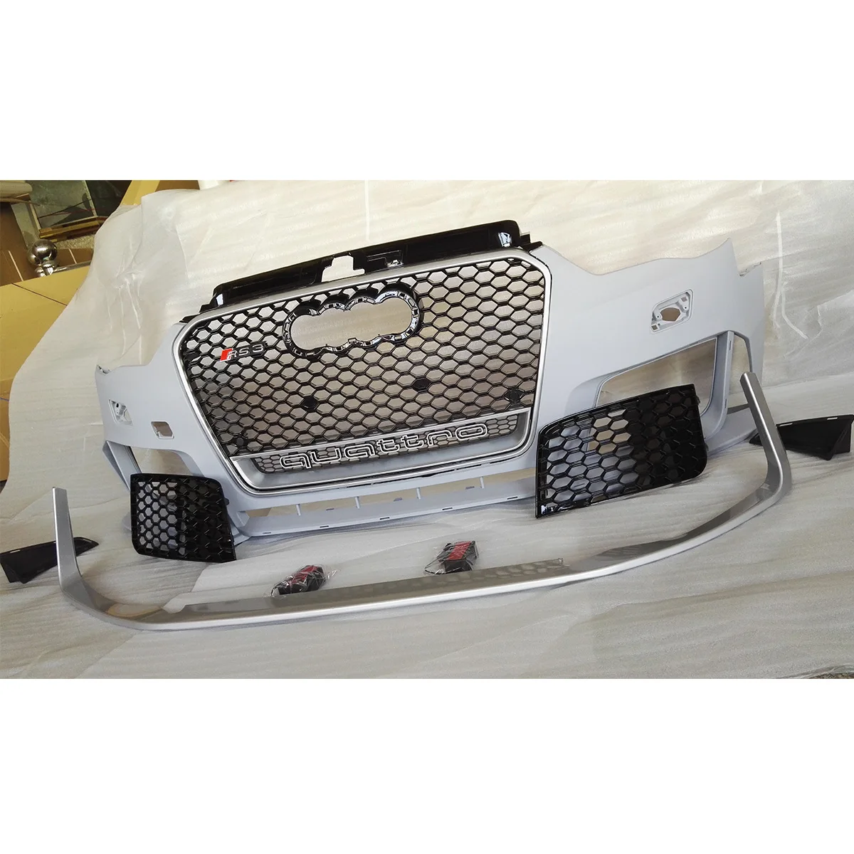 Auto Parts Body Kit For Audi A3 Upgrade Rs3 With Front/rear Bumpers ...