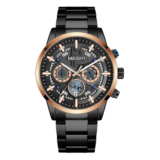 Megir 2220 Fashion Luminous Men's Quartz Watches Chronograph High