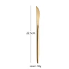 Dinner knife gold