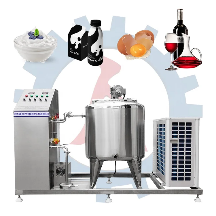 Fully Automated Batch Pasteurizer Stainless Steel Pasteurization Tank Small Milk Pasteurization Equipment for Sale
