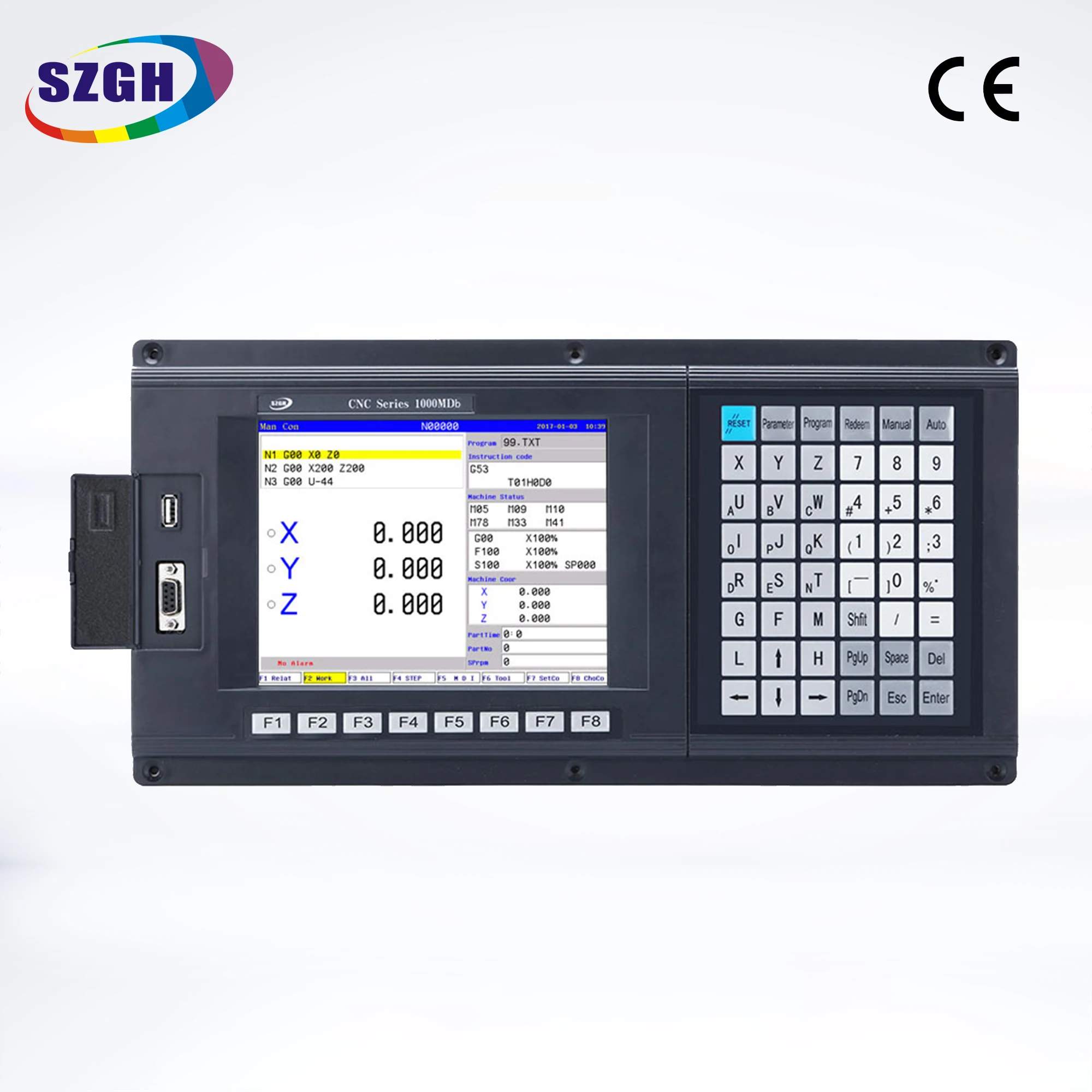 New Modbus Type 5 Axis CNC Milling  Controller for Big VMC Machine Centre Support PLC Ethernet Similar As GSK Motor Controller