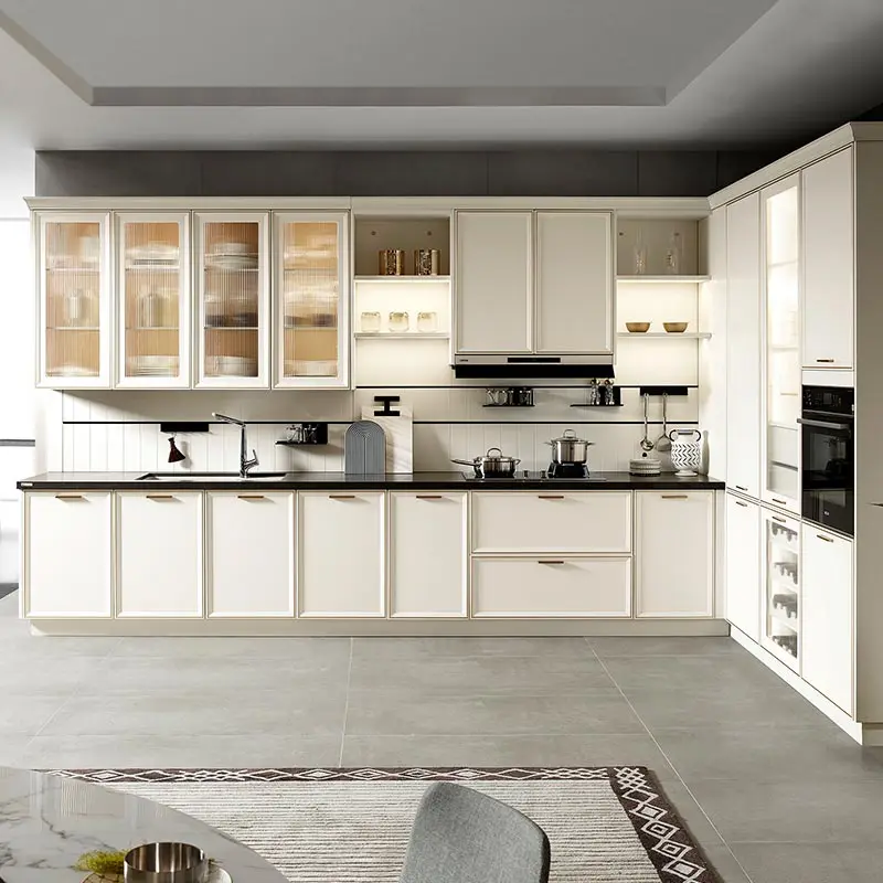 Lujo Alta Calidad Aluminio Proveedor Popular Para Gabinetes Modulares Gabinete De Cocina