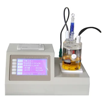 Automatic oil water content tester Coulometric Karl Fischer Titrator moisture meter