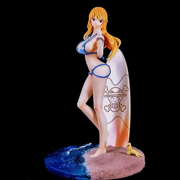 One Pieced Naked Figures Gk Nami Adult Figurine Toys 33cm Cat Burglar