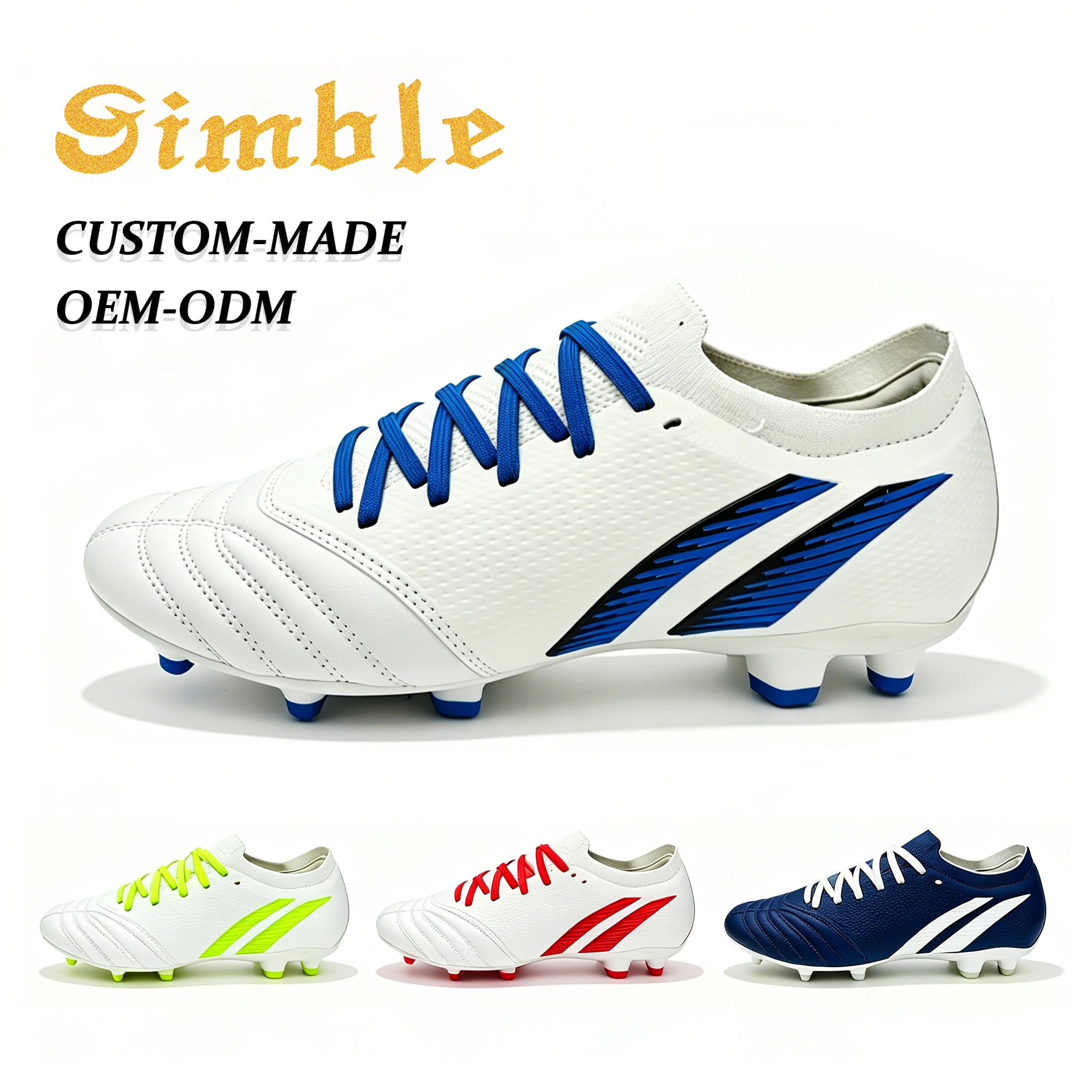 Factory Custom Turf Soccer Training Shoes Men and Women Sport Anti-slip AG/FG Botines Futbol Football Boots