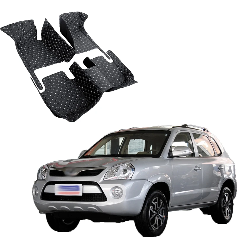 Innen zubehor Auto FuBmatten fur Hyundai Tucson 2005 2007 2008 2009 2010 2011 2012 2013 2014 Custom Auto FuB polster autom