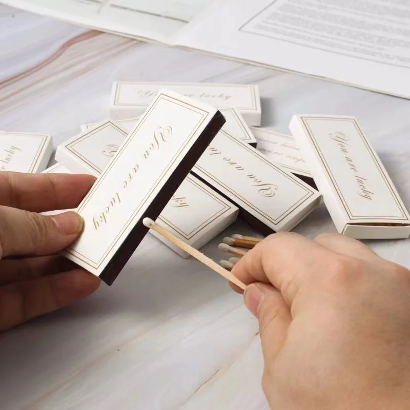 Matches Disposable Bulk Matches Wholesale Customizable Matchbox 10cm