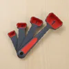 Folding measuring spoon red