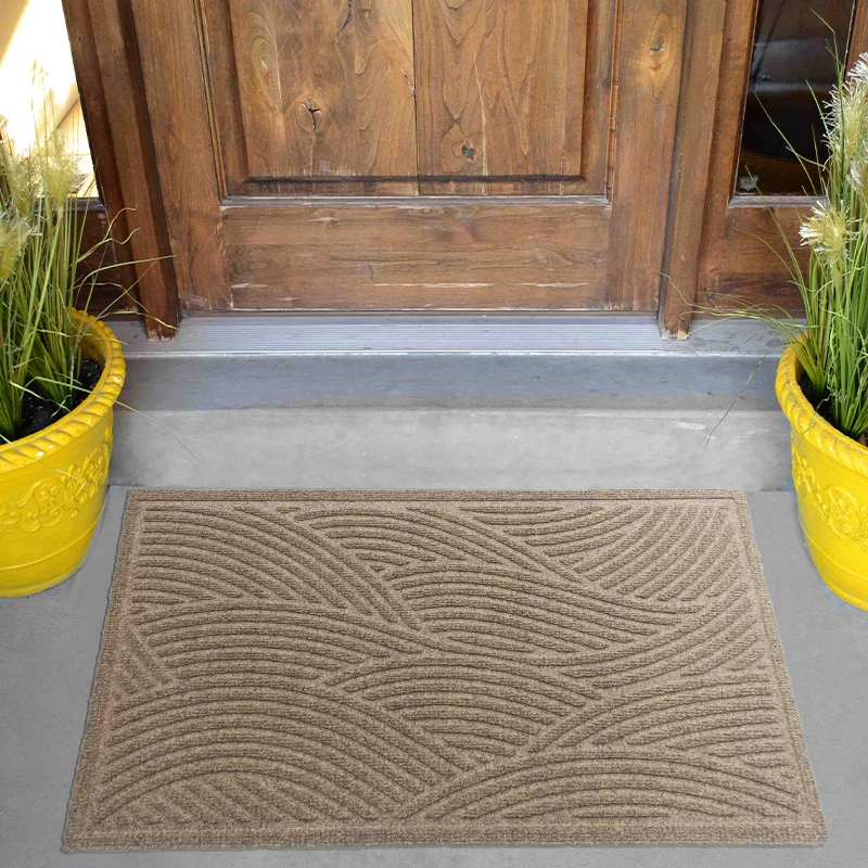 MAINEVENT Home Sweet Home - Zerbino in fibra di cocco, 76 x 43 cm, con retro in PVC antiscivolo, tappetino di benvenuto per esterni