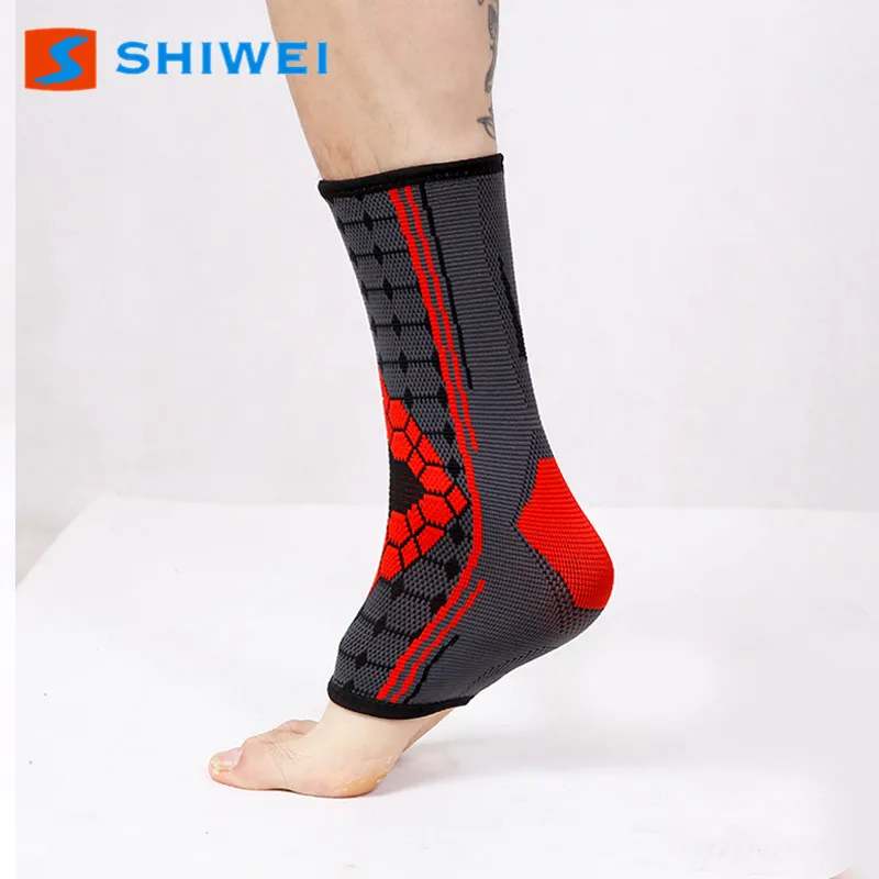 SHIWEI-3007 # спортивный трикотажный компрессионный фиксатор поддержки лодыжки рукав лодыжки