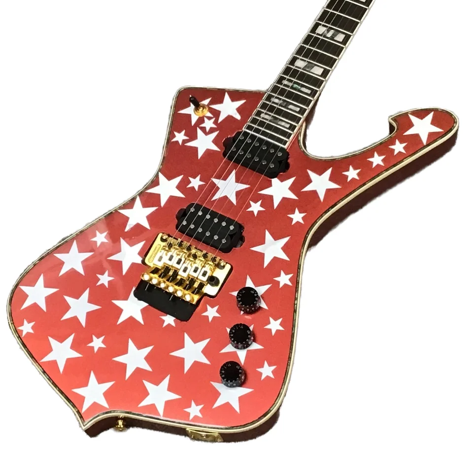 Ibanez アイスマン レッド エレキギター メイプルネック スターボディ
