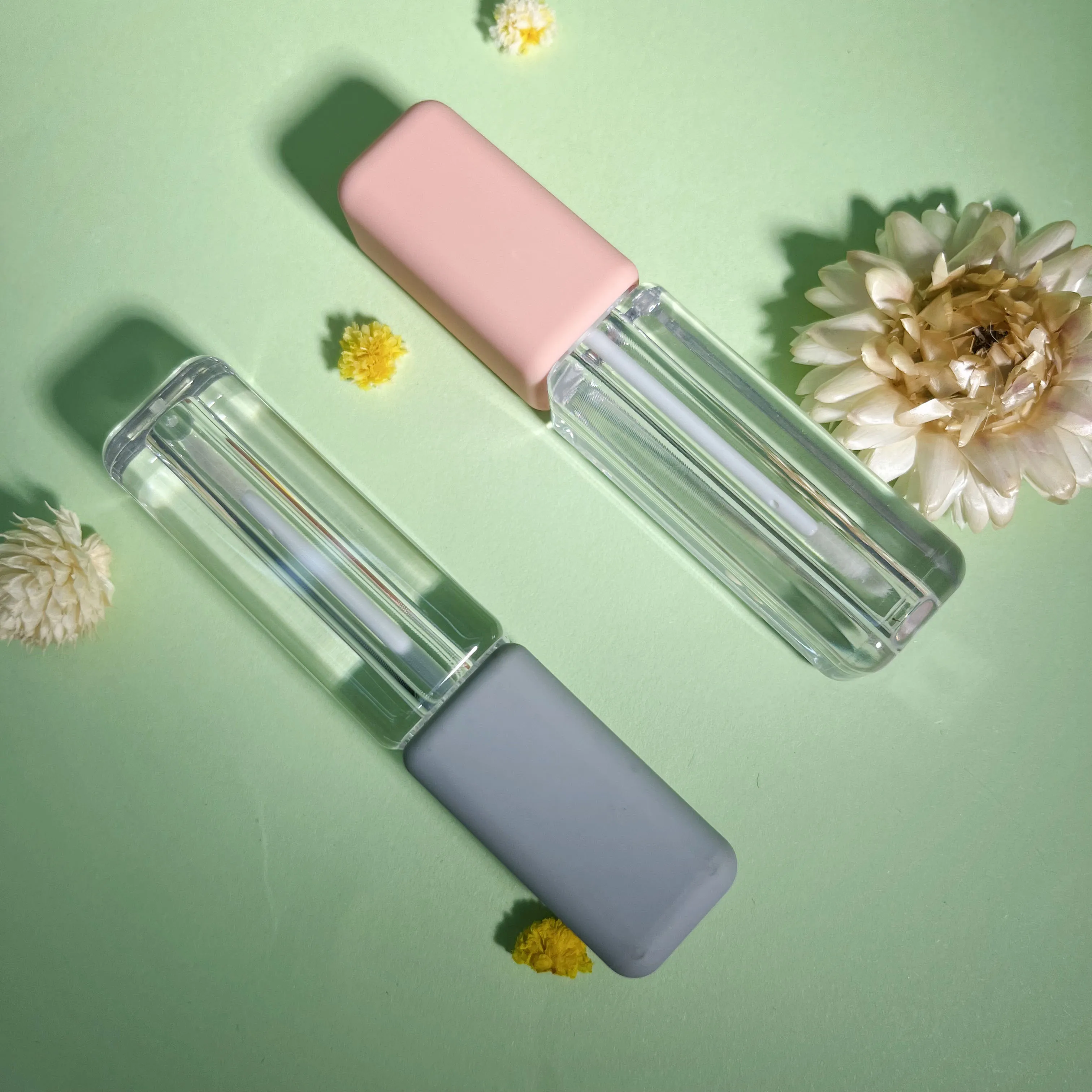 product 25ml hot sale square clear lip gloss tube plastic lip glaze empty tube can be customized color and logo of plastic empty bottle-30