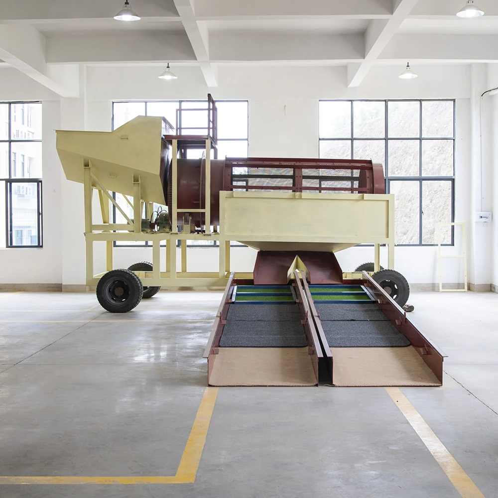 Hot Sell 30tph Uganda Sand Gravel Screening Trommel Sieve Screen