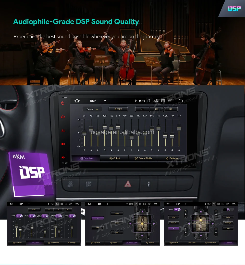 Xtrons 8 Inch 6gb 128gb Single Din Android Car Radio For Audi A3 8p