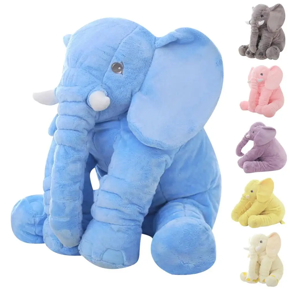 plush elephant pillow toy