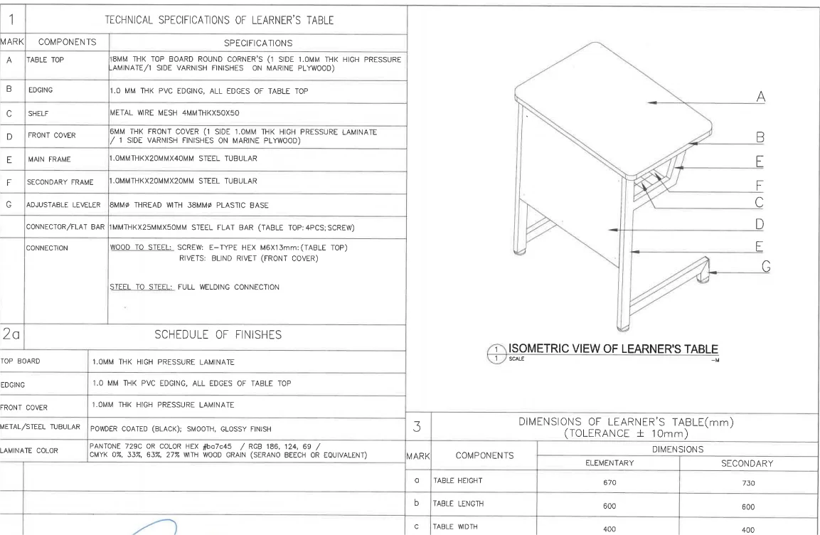 Deped Chair Philippine Deped Wooden School Table and Chairs for Elementary and ...